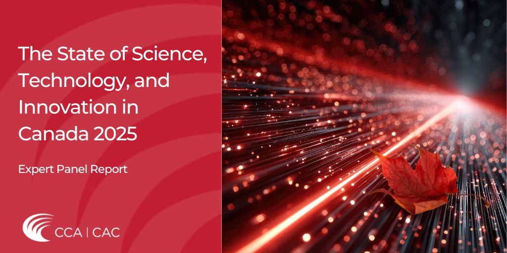 Cover of The State of Science, Technology, and Innovation in Canada 2025.